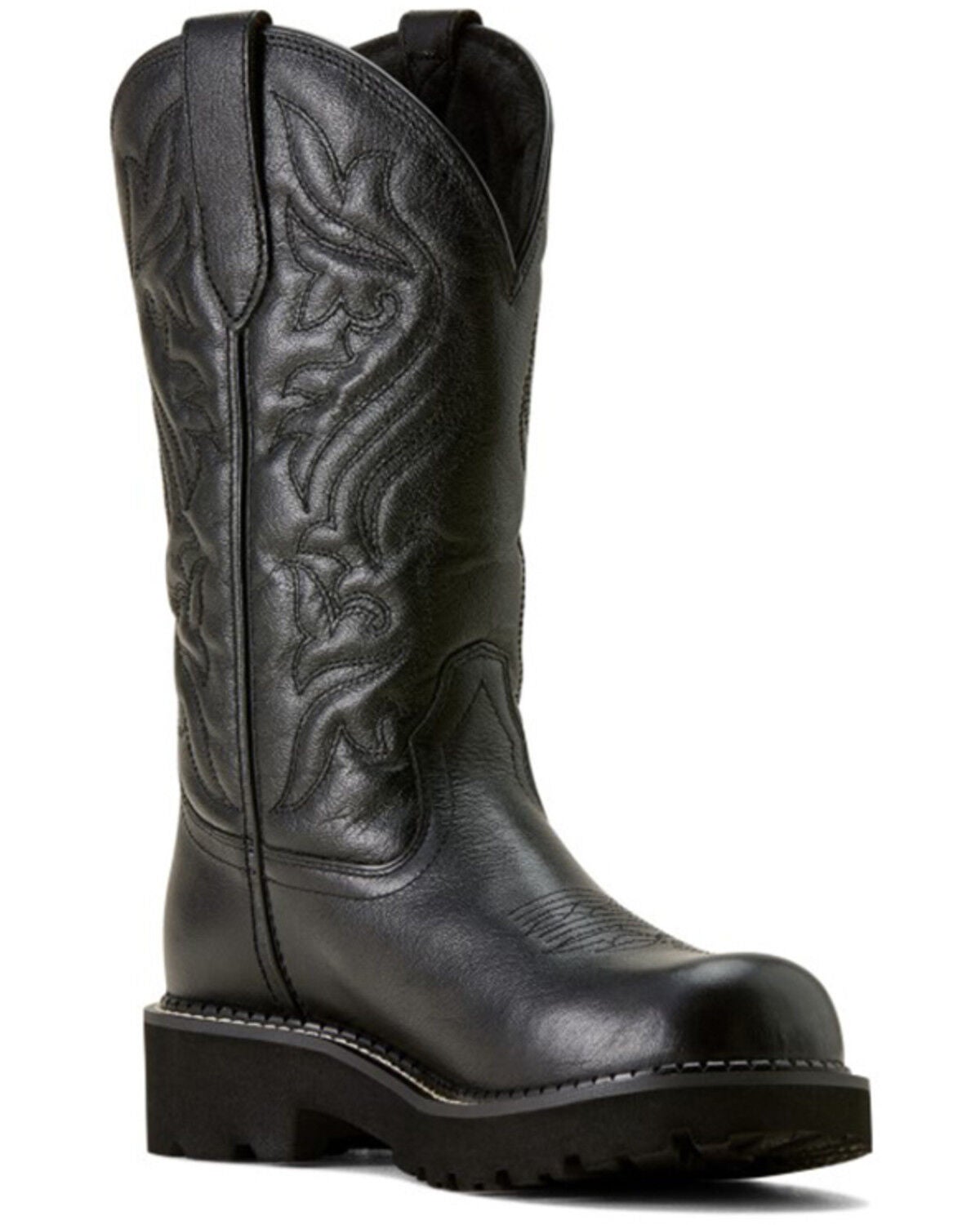 Ariat Women's Fatbaby Dawn Performance Western Boots - Round Toe, Black, hi-res