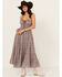 Image #1 - Free People Women's Going Steady Striped Print Midi Dress, , hi-res