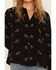 Image #3 - Rosabelle Honey Women's Horse Embroidered Long Sleeve Button-Down Shirt, Black, hi-res