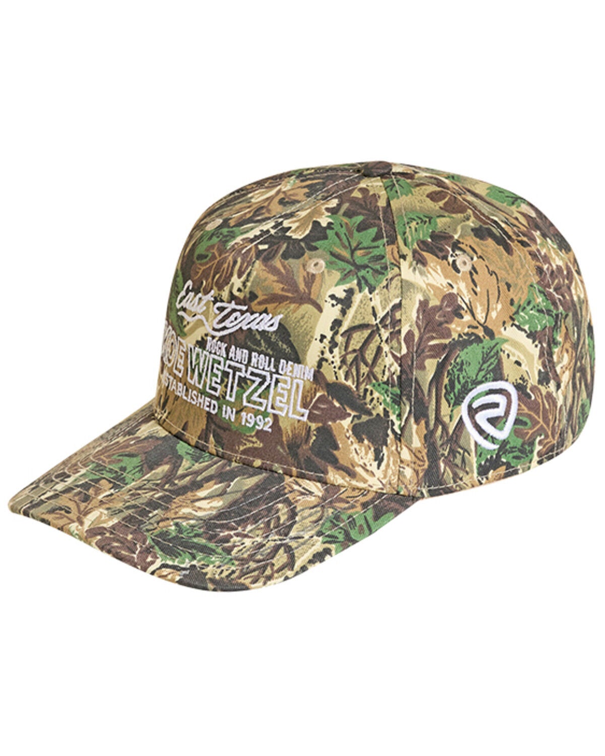 Image #1 - Rock & Roll Denim X Koe Wetzel Men's Camo Print Ball Cap, Camouflage, hi-res