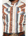 Image #3 - RANK 45&reg; Men's Rodeo Tech 2.0 Rider Striped Print Long Sleeve Snap Stretch Performance Shirt, Ivory, hi-res