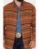 Pendleton Men's Striped Sherpa-Lined Snap Western Shirt Jacket , Brown, hi-res