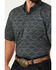 Image #3 - Ariat Men's 360 Airflow Southwestern Print Short Sleeve Button-Down Performance Shirt , Dark Grey, hi-res