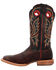 Image #3 - Durango Men's PRCA Collection Shrunken Bullhide Western Boots - Broad Square Toe, Multi, hi-res