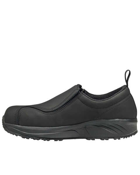 Image #3 - Nautilus Men's Guard Slip-On Work Shoes - Composite Toe, Black, hi-res