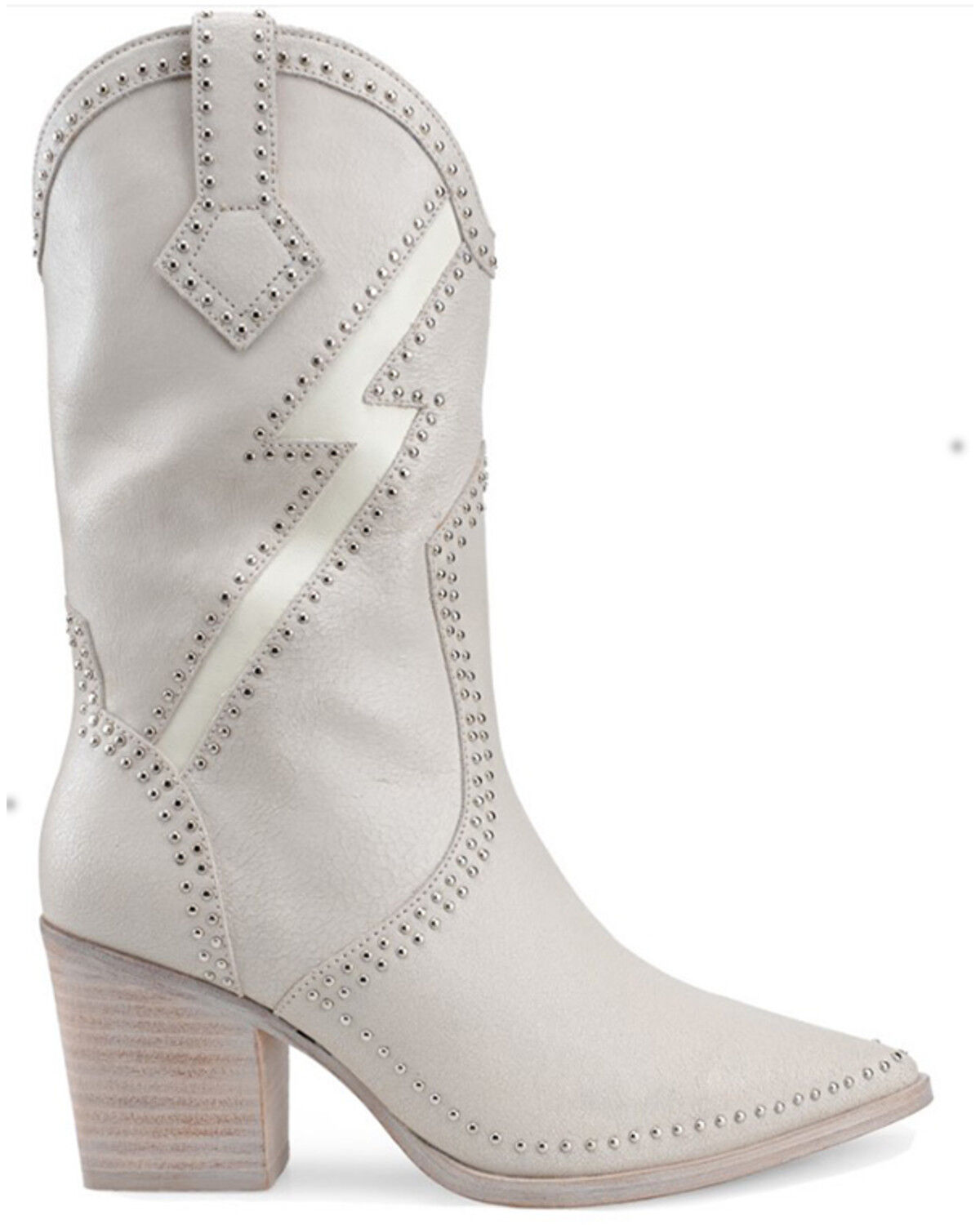 Image #1 - Dante Women's Freddie Western Boots - Round Toe, White, hi-res