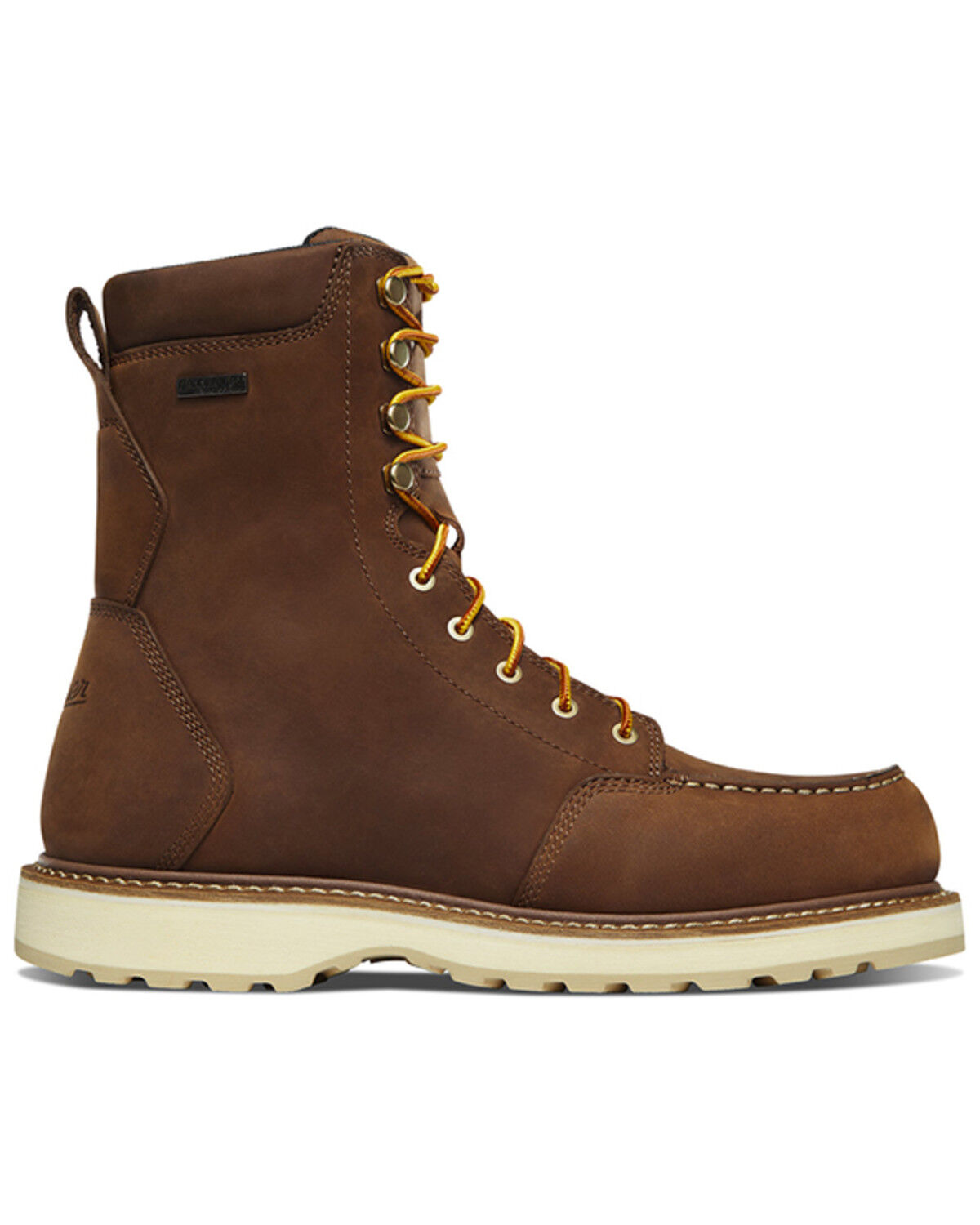 Image #2 - Danner Men's Cedar River 8" Moc Waterproof Work Boots - Soft Toe, Brown, hi-res