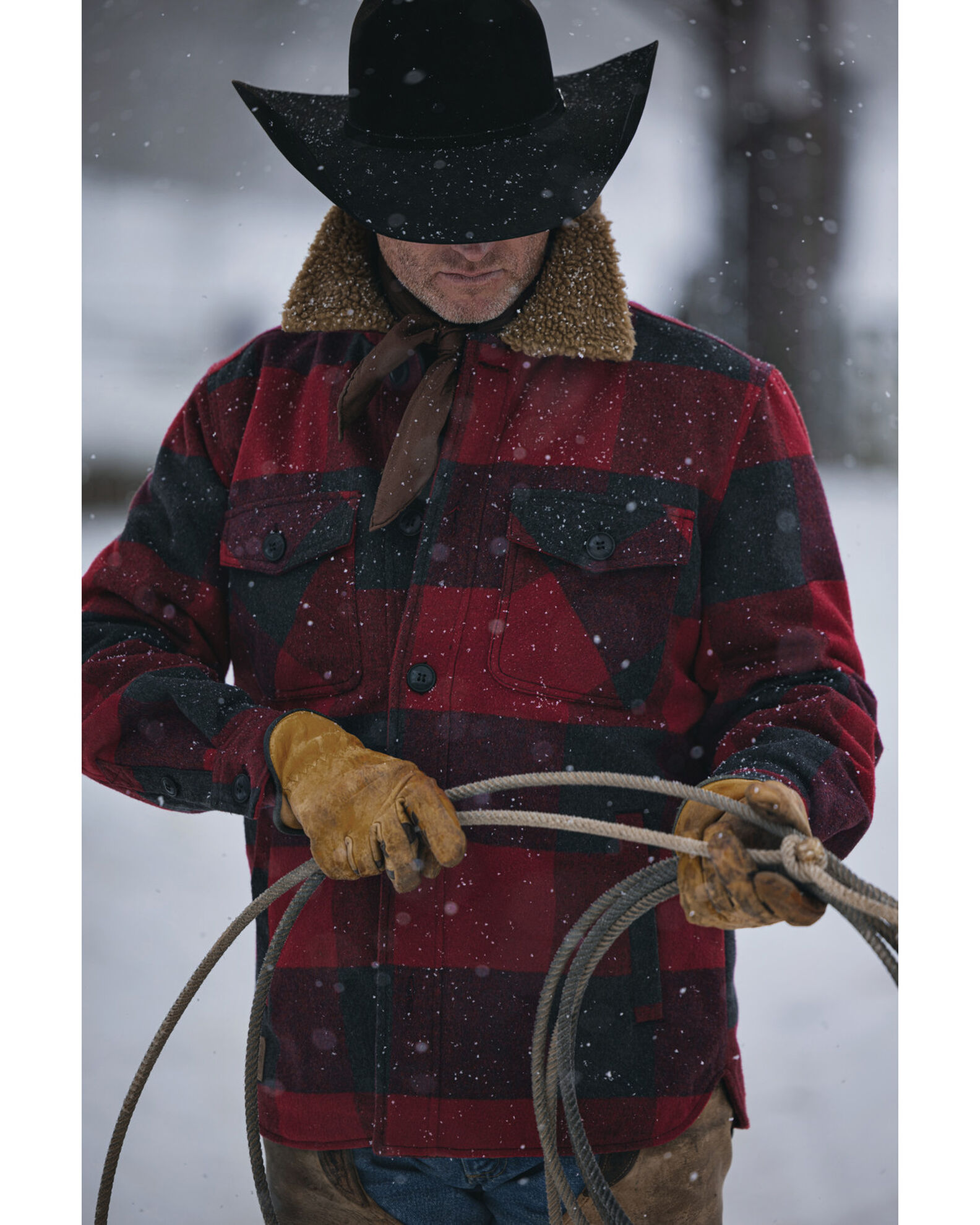 Cody James Men s Plaid Print Button Down Lumber Jack Wool Jacket Country Outfitter