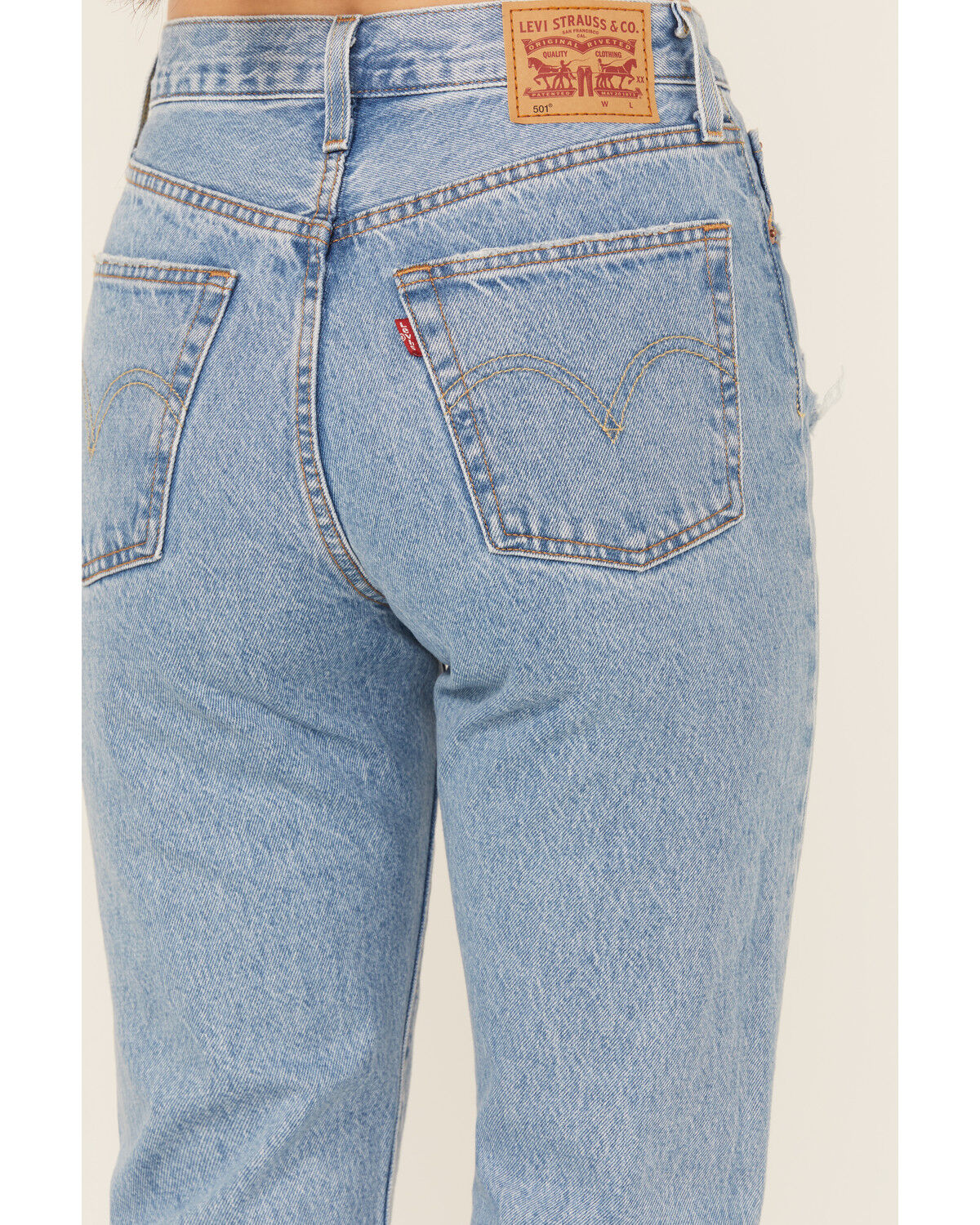 Levi's Women's 501® Original Lane Change Light Wash High