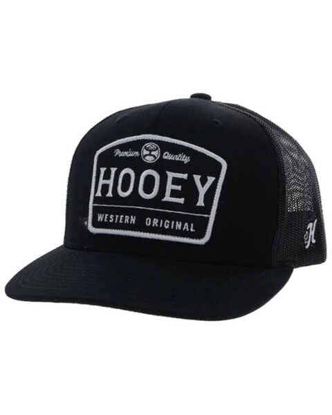 Hooey Men's Trip Trucker Cap, Black, hi-res
