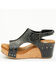 Image #3 - Very G Women's Isabella 2 Tooled Sandals, Charcoal, hi-res