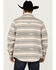 Image #4 - Cinch Men's Southwestern Jacquard Print Shirt Jacket, Grey, hi-res