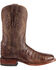 Image #2 - El Dorado Men's Handmade Caiman Belly Stockman Boots - Broad Square Toe, Bronze, hi-res