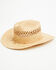 Image #1 - Shyanne Women's Charm Chain Straw Cowboy Hat, Natural, hi-res