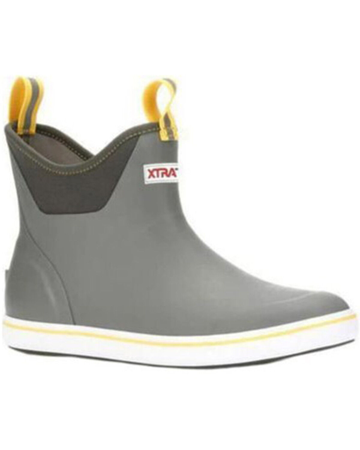 Image #1 - Xtratuf Men's 6" Ankle Deck Work Boots - Soft Toe, Grey, hi-res