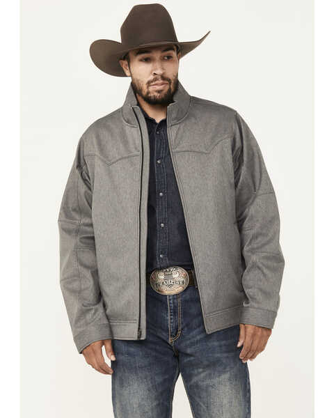 Image #1 - Cinch Men's Concealed Carry Bonded Jacket - Big , Grey, hi-res