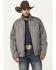 Image #1 - Cinch Men's Concealed Carry Bonded Jacket - Big , Grey, hi-res