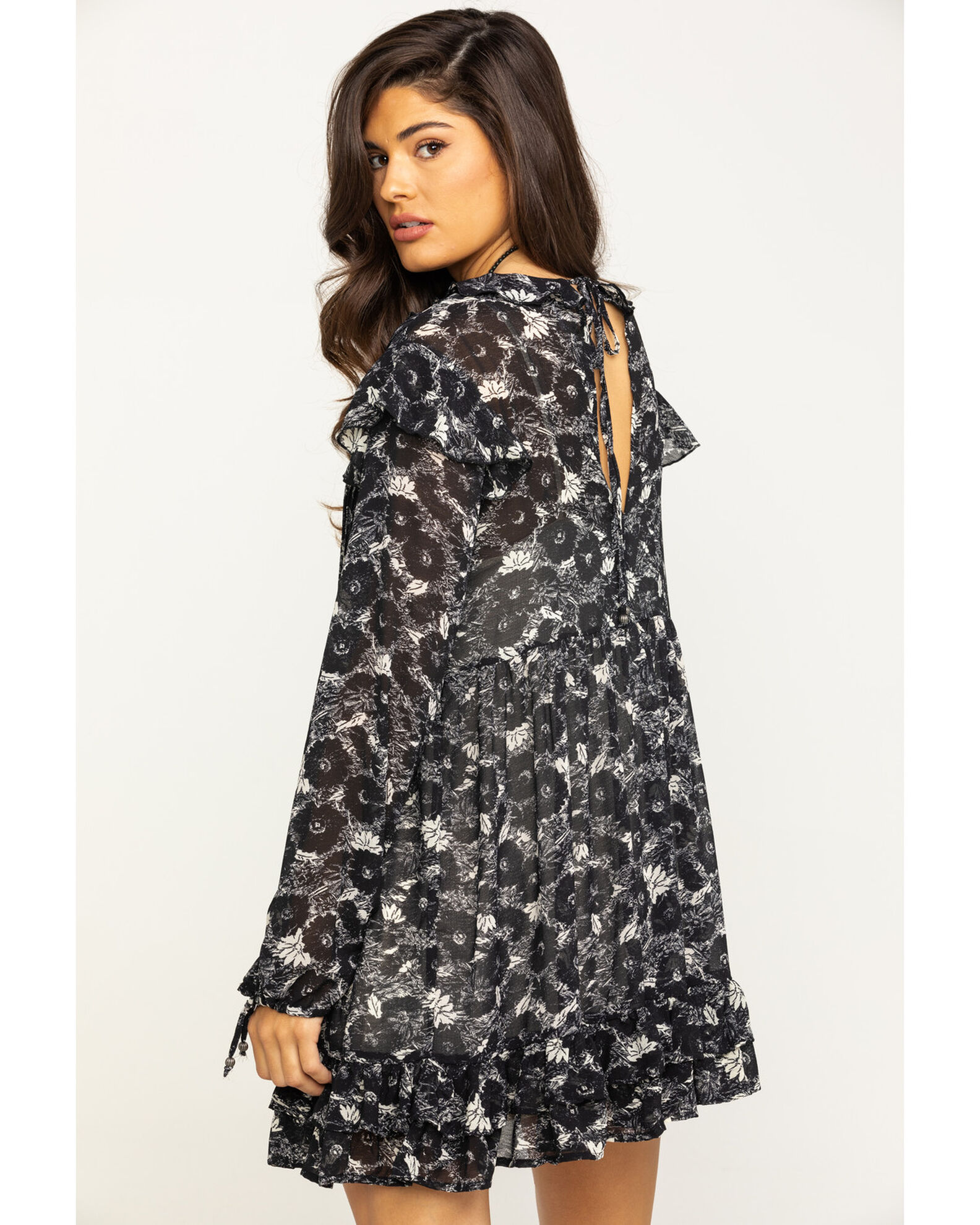 Image #2 - Free People Women's These Dreams Mini Dress, Black, hi-res