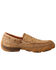 Twisted X Men's Ostrich Print Driving Shoes - Moc Toe, Brown, hi-res