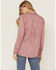 Velvet Heart Women's Elisa Washed Out Button-Up Long Sleeve Shirt, Blush, hi-res