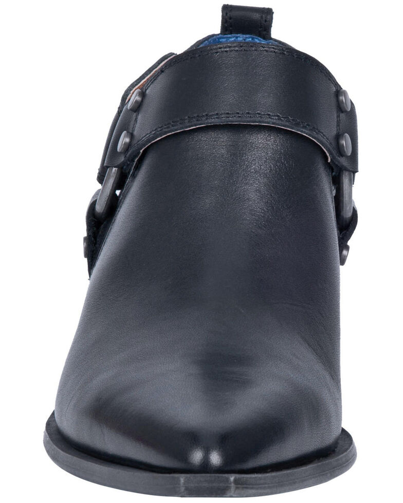 Dingo Women's Black Kickback Fashion Booties - Snip Toe, Black, hi-res