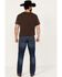 Image #3 - Wrangler Retro Men's No. 88 Dark Wash Slim Straight Stretch Jeans - Long , Dark Wash, hi-res