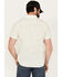 Image #4 - Brixton Men's Charter Geo Print Short Sleeve Button-Down Shirt, Cream, hi-res