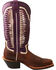 Twisted X Women's 12" Ruff Stock Vented Shaft Cowgirl Boots - Square Toe, Brown, hi-res