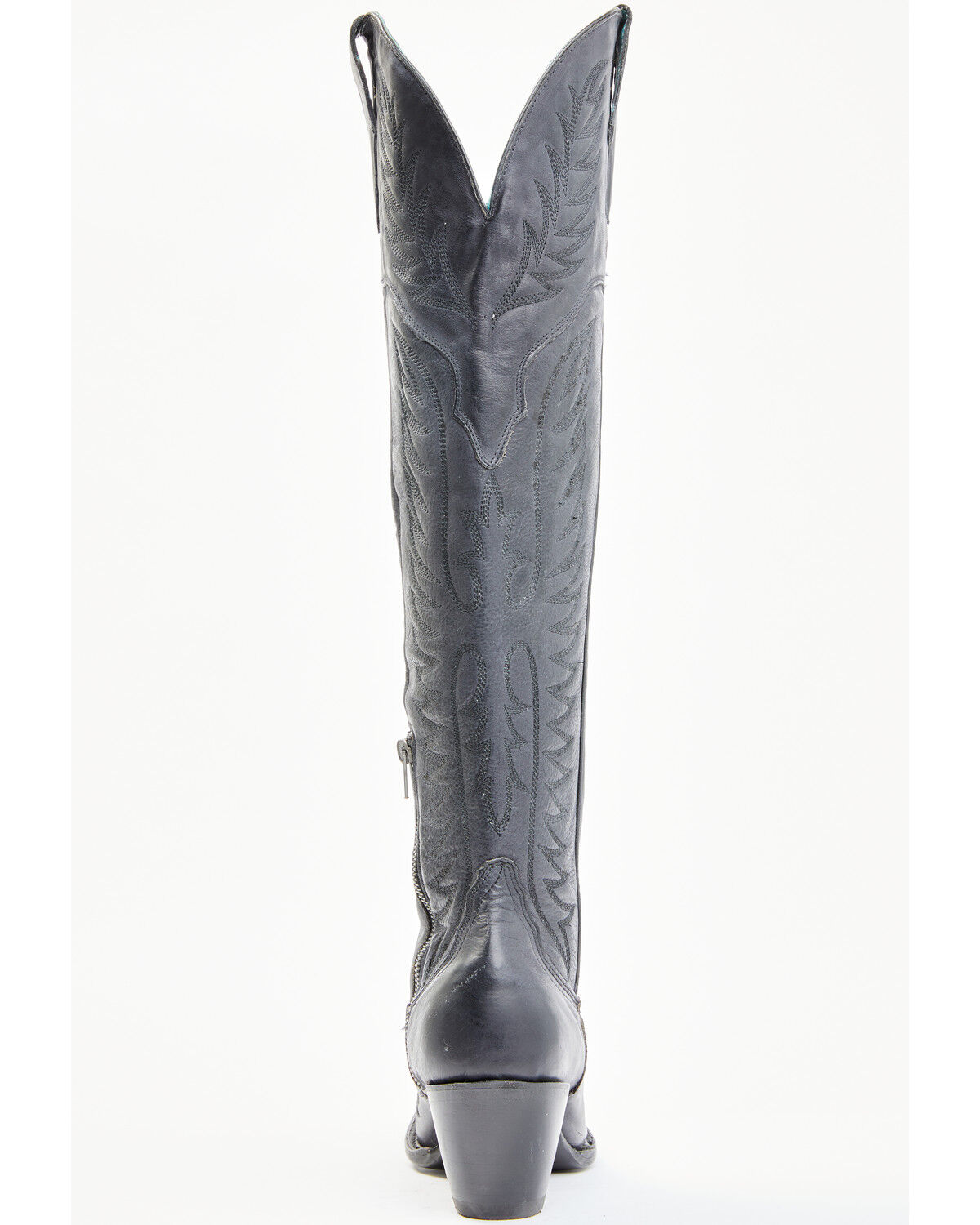 Image #5 - Corral Women's Embroidery Tall Western Boots - Round Toe, Black, hi-res