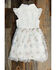 Image #3 - Sugar California Toddler Girls' Boots and Bows Printed Lace Dress, Cream, hi-res