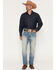 Image #1 - Zach Top X Kimes Ranch Men's Light Wash Mid Rise Bootcut Rigid Denim Jeans, Light Wash, hi-res