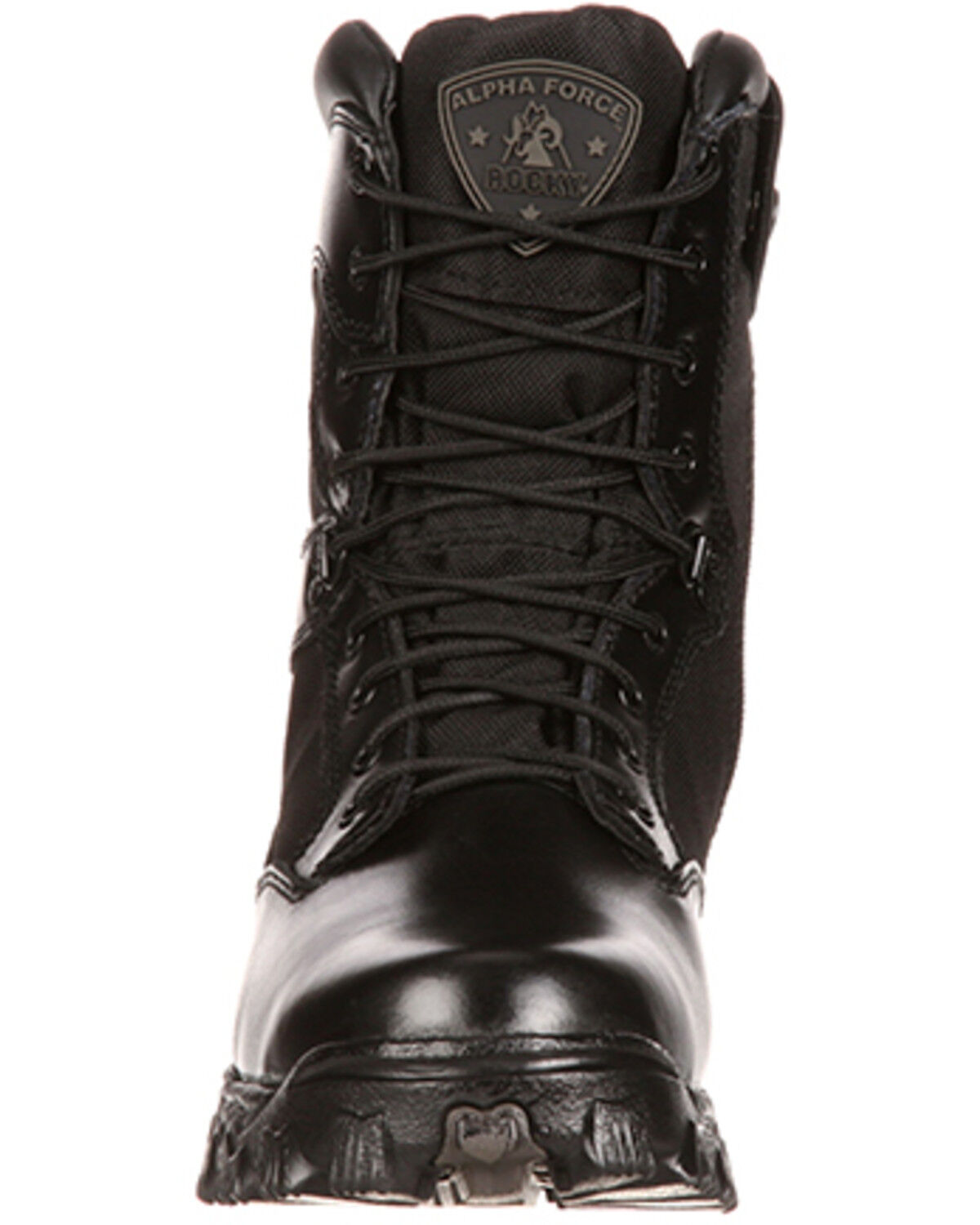 Image #5 - Rocky Men's Alphaforce Waterproof Zipper Duty Boots - Composite Toe, Black, hi-res