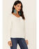 Image #1 - Idyllwind Women's Rolling Meadows Long Sleeve Henley Top , Off White, hi-res