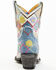 Image #5 - Yippee Ki Yay by Old Gringo Women's Heirloom Short Embroidered Patchwork Booties - Round Toe, White, hi-res