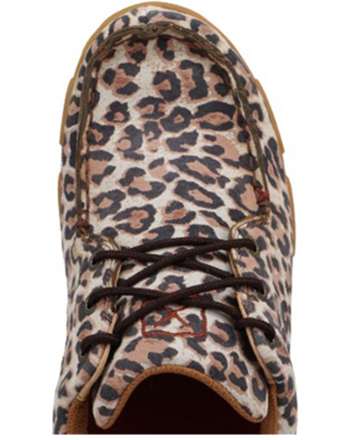 Image #6 - Twisted X Women's Cheetah Print Boat Shoe Driving Mocs, Leopard, hi-res
