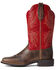 Image #2 - Ariat Women's Sable & Heart Throb West Bound Western Boot - Broad Square Toe, , hi-res