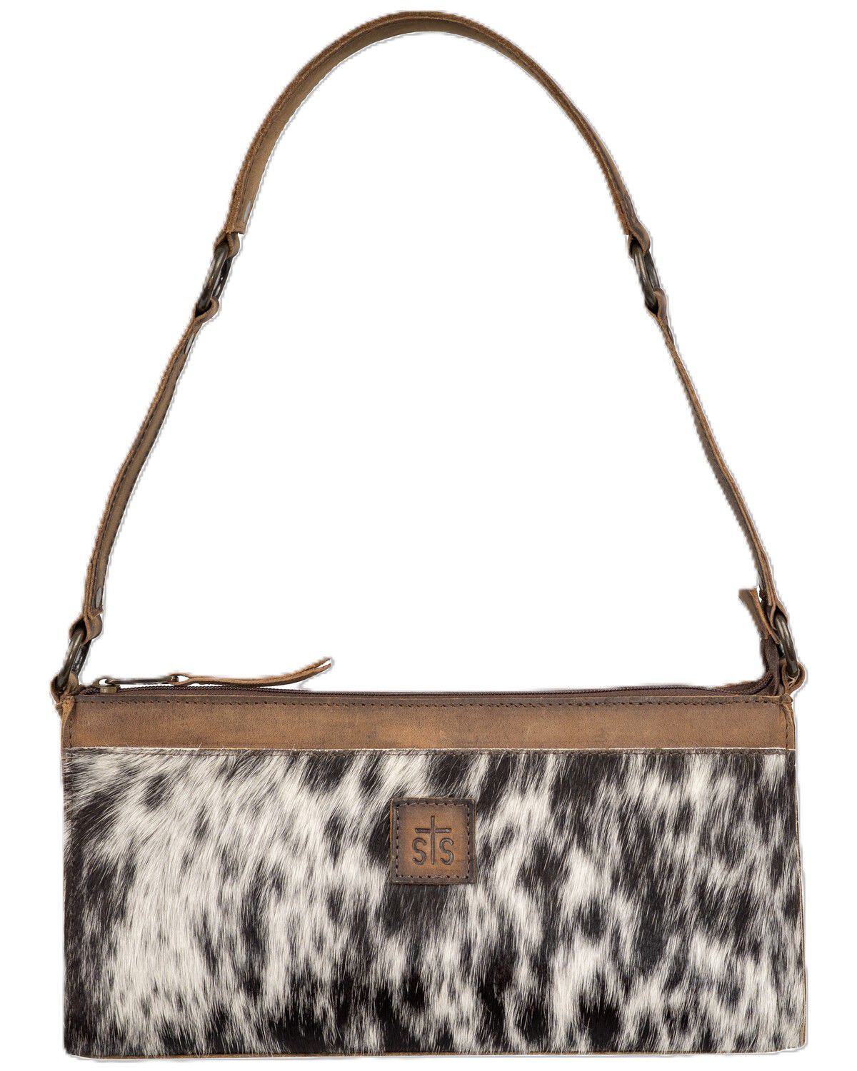 Image #7 - STS Ranchwear by Carroll Women's Cowhide Bailey Bag, Brown, hi-res