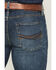 Image #4 - RANK 45&reg; Men's Roughstock Rockford Wash Brock Relaxed Bootcut Performance Stretch Denim Jeans, Dark Wash, hi-res