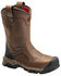 Image #1 - Avenger Men's Ripsaw Waterproof PR Pull On Work Boot - Aluminum Protective Toe, Brown, hi-res