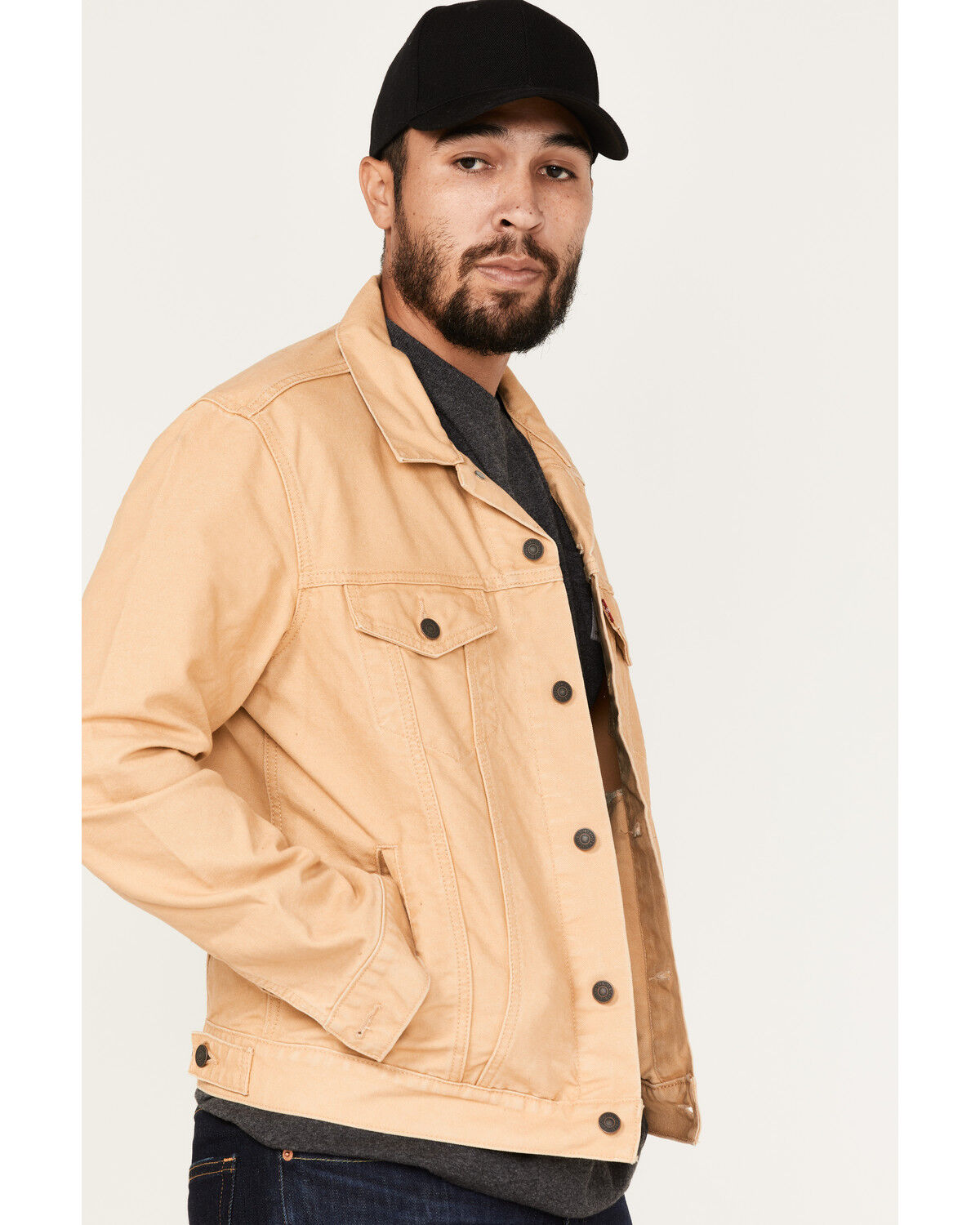 Image #2 - Levi's Men's Canvas Trucker Jacket, , hi-res