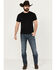 Image #1 - Moonshine Spirit Men's Dark Wash Unaged Whiskey Slim Stretch Denim Jeans, Dark Wash, hi-res