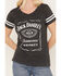 Image #3 - Jack Daniels Women's Label Football T-Shirt, , hi-res