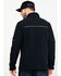 Hawx Men's Reflective Polar Fleece Zip-Front Work Moto Jacket - Big, Black, hi-res