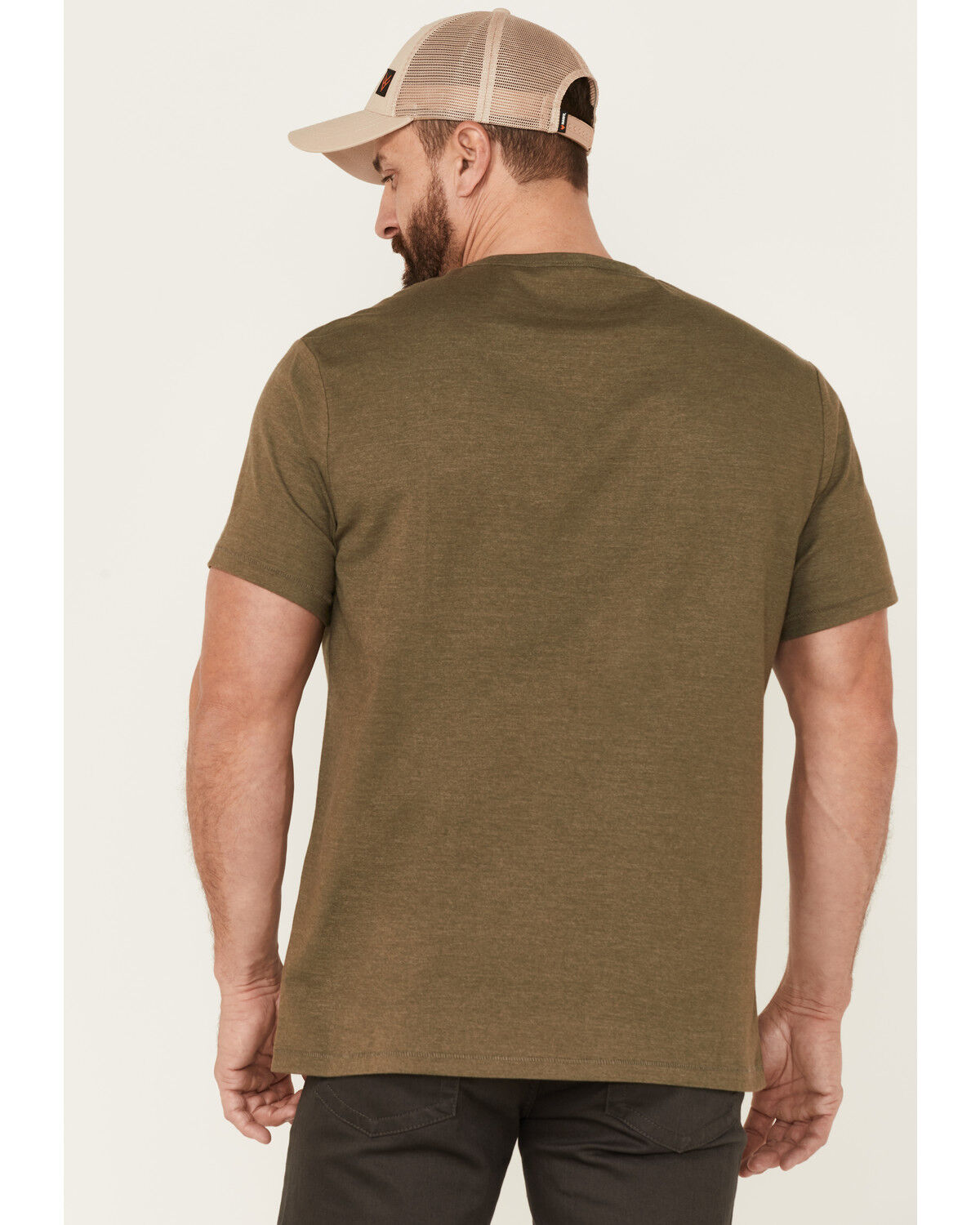 Image #4 - Brothers and Sons Men's Olive Zion National Park Graphic Short Sleeve T-Shirt, Olive, hi-res