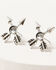 Shyanne Women's Mystic Summer 6pc Arrow Earring Set, Silver, hi-res