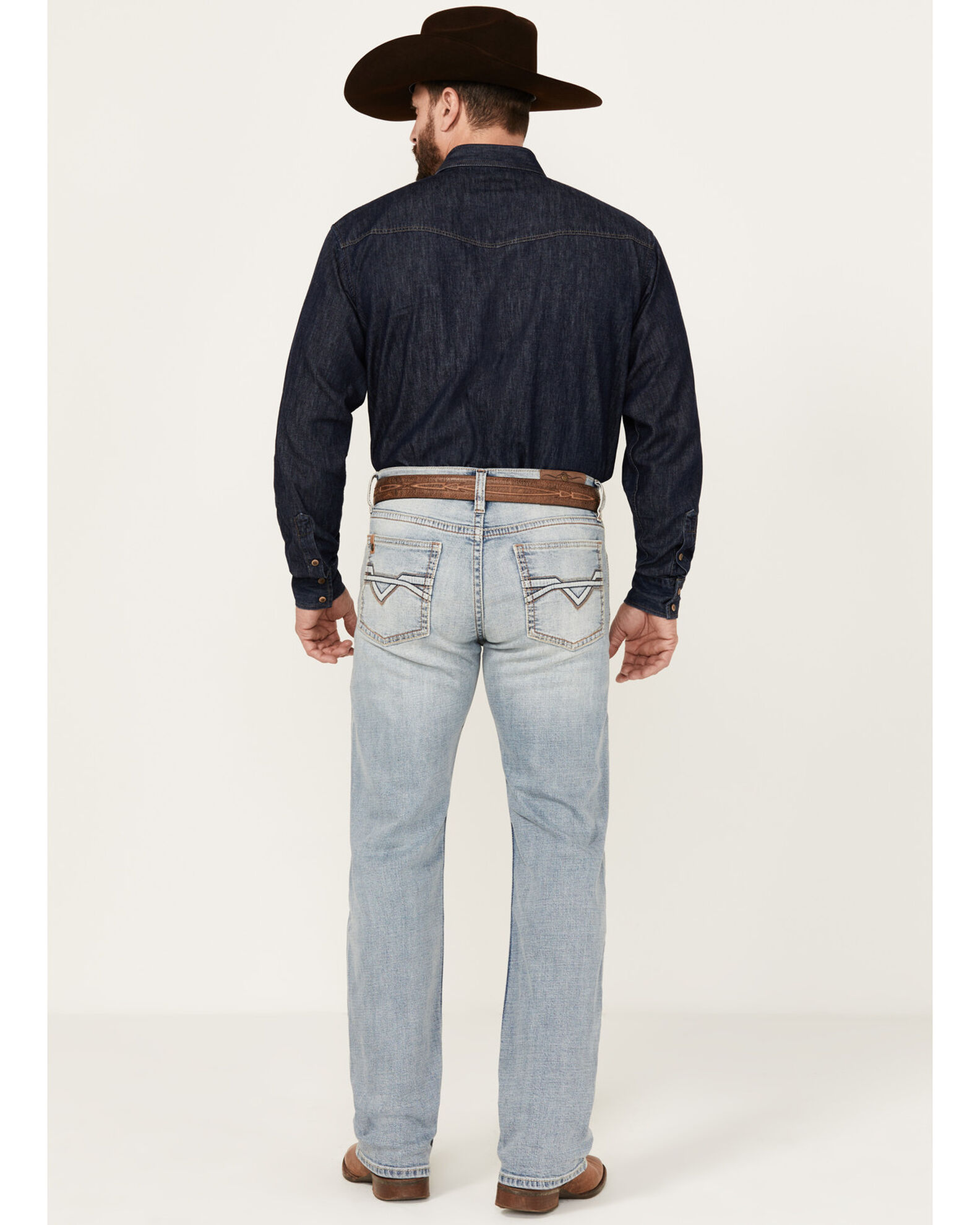 Product Name: Cody James Men's Light Wash Sawbuck Slim Straight Stretch  Denim Jeans