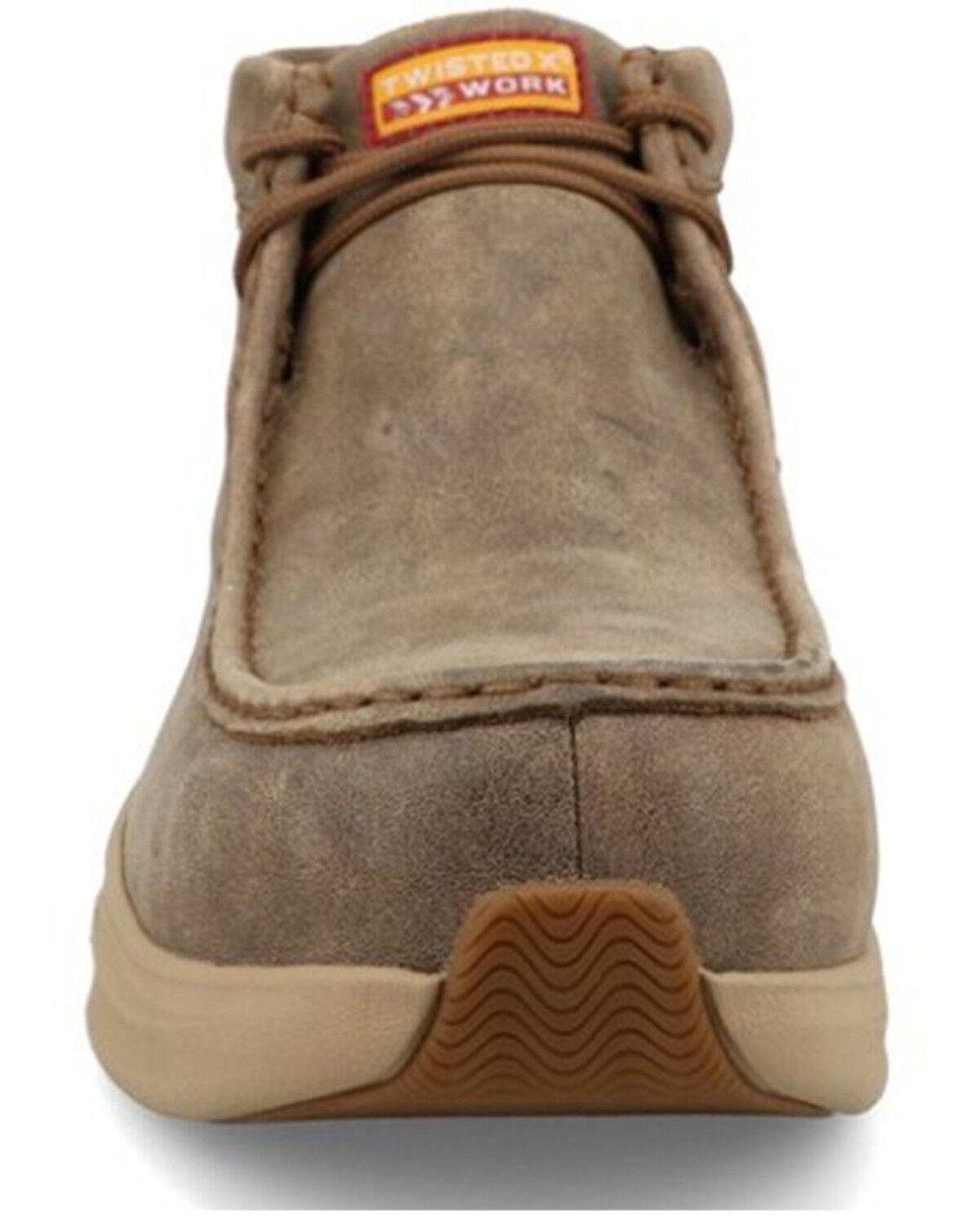 Image #4 - Twisted X Men's Feather X&trade; Moc Work Shoes - Nano Composite Toe, Brown, hi-res
