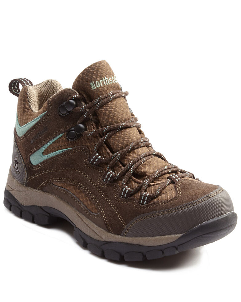 Northside Women's Pioneer Waterproof Hiking Boots - Soft Toe, Sage/brown, hi-res