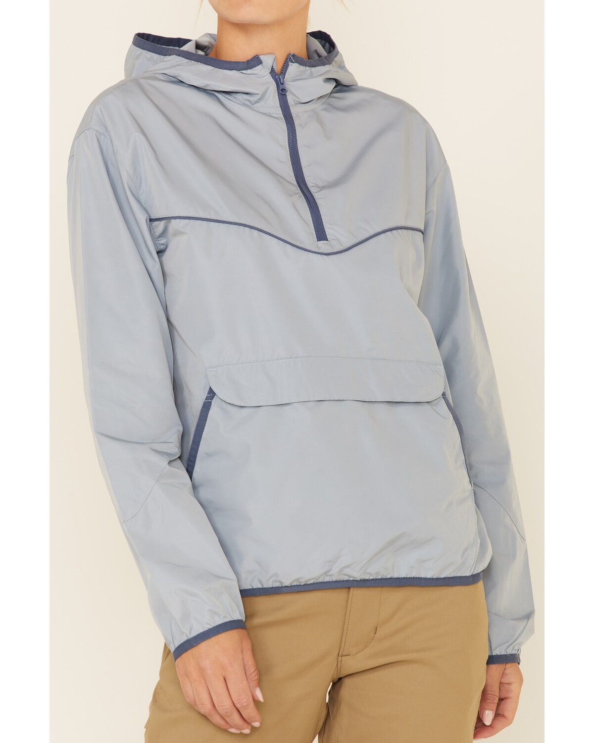 Image #3 - ATG by Wrangler Women's All-Terrain Anorak Windbreaker, Blue, hi-res
