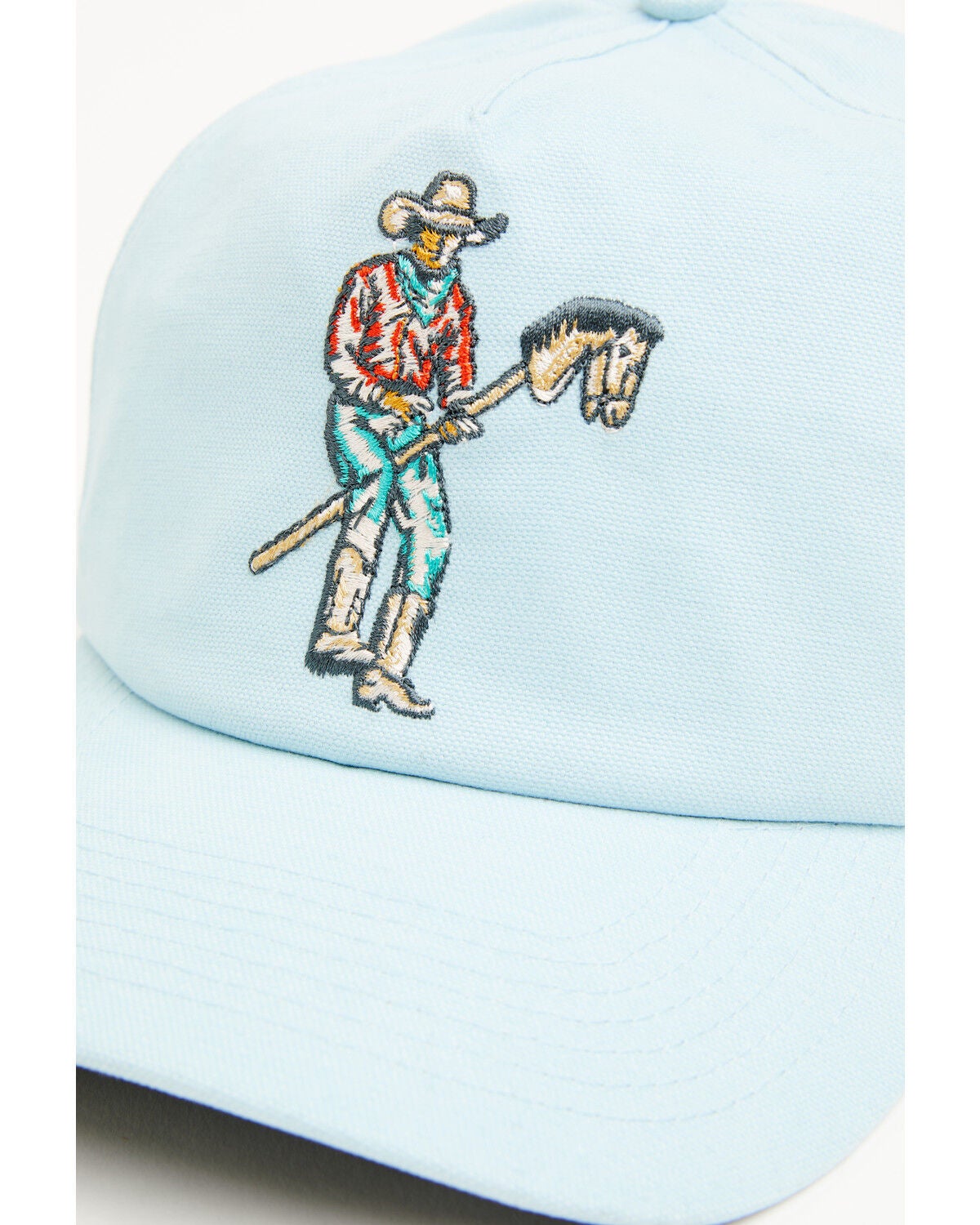 Image #2 - Sendero Provisions Women's Stick Horse Ball Cap, Light Blue, hi-res